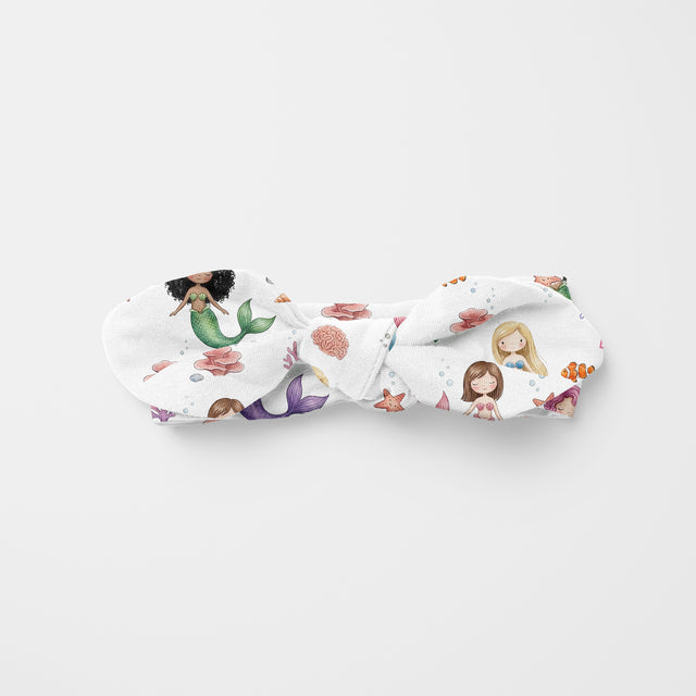 Personalized Knotted Headband in Little Mermaid