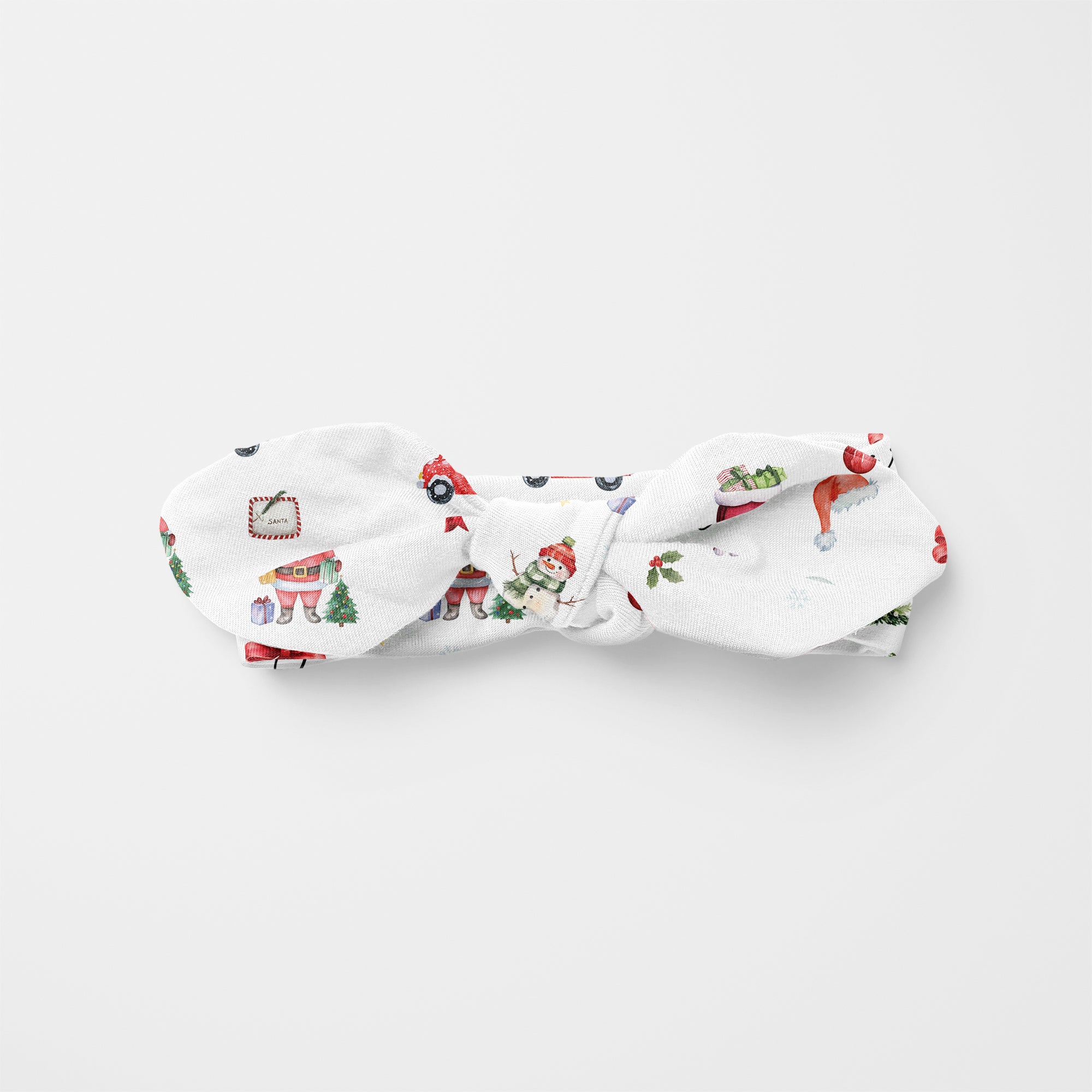 Personalized Knotted Headband in Christmas Day