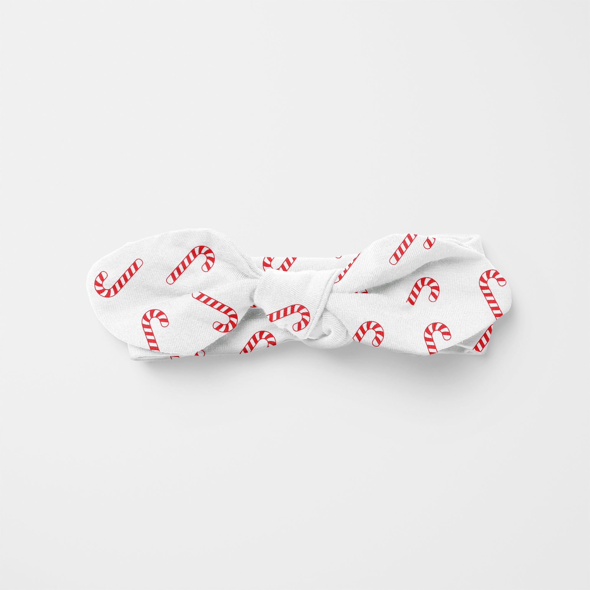 Candy Cane Personalized Knotted Headband