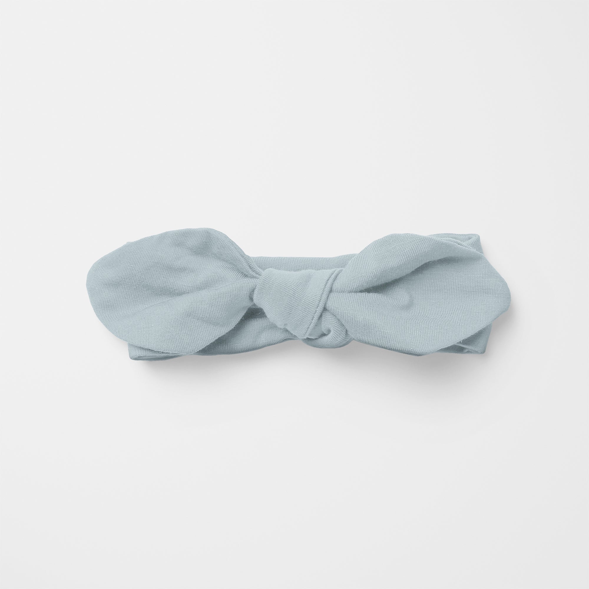 Personalized Knotted Headband in Light Dutty Blue