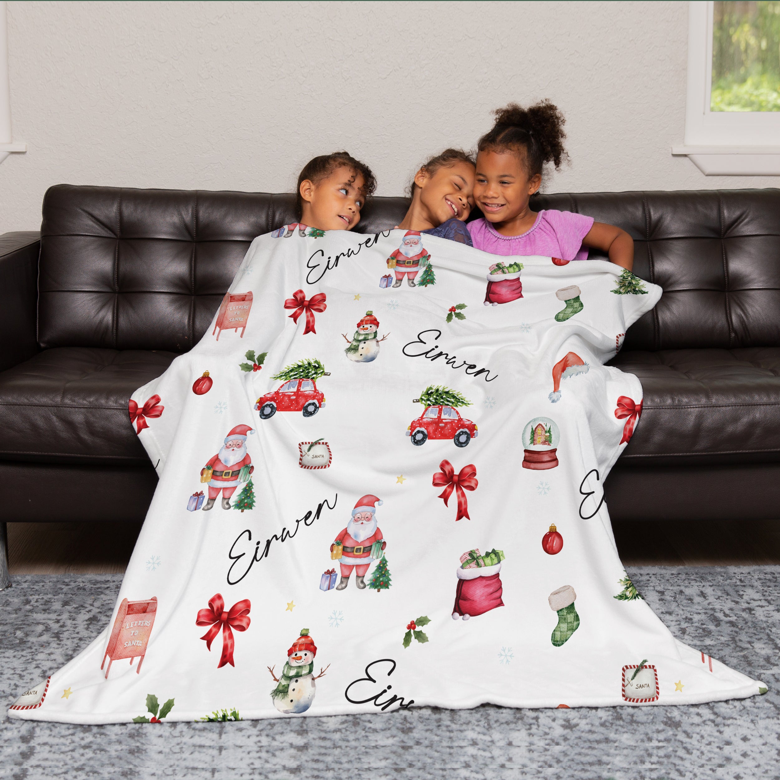 Personalized Blanket in Christmas Day