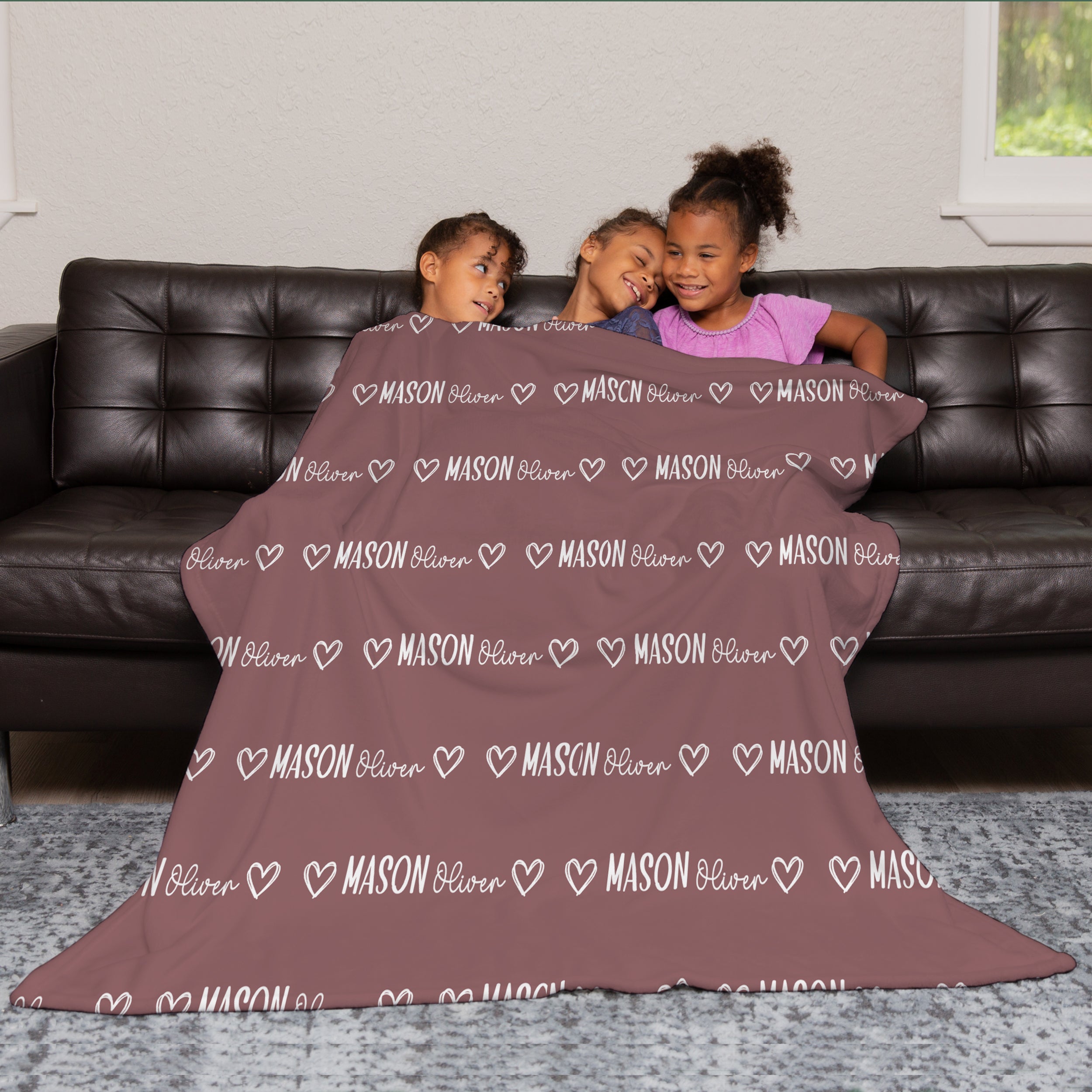 Personalized Blanket in Mono Name