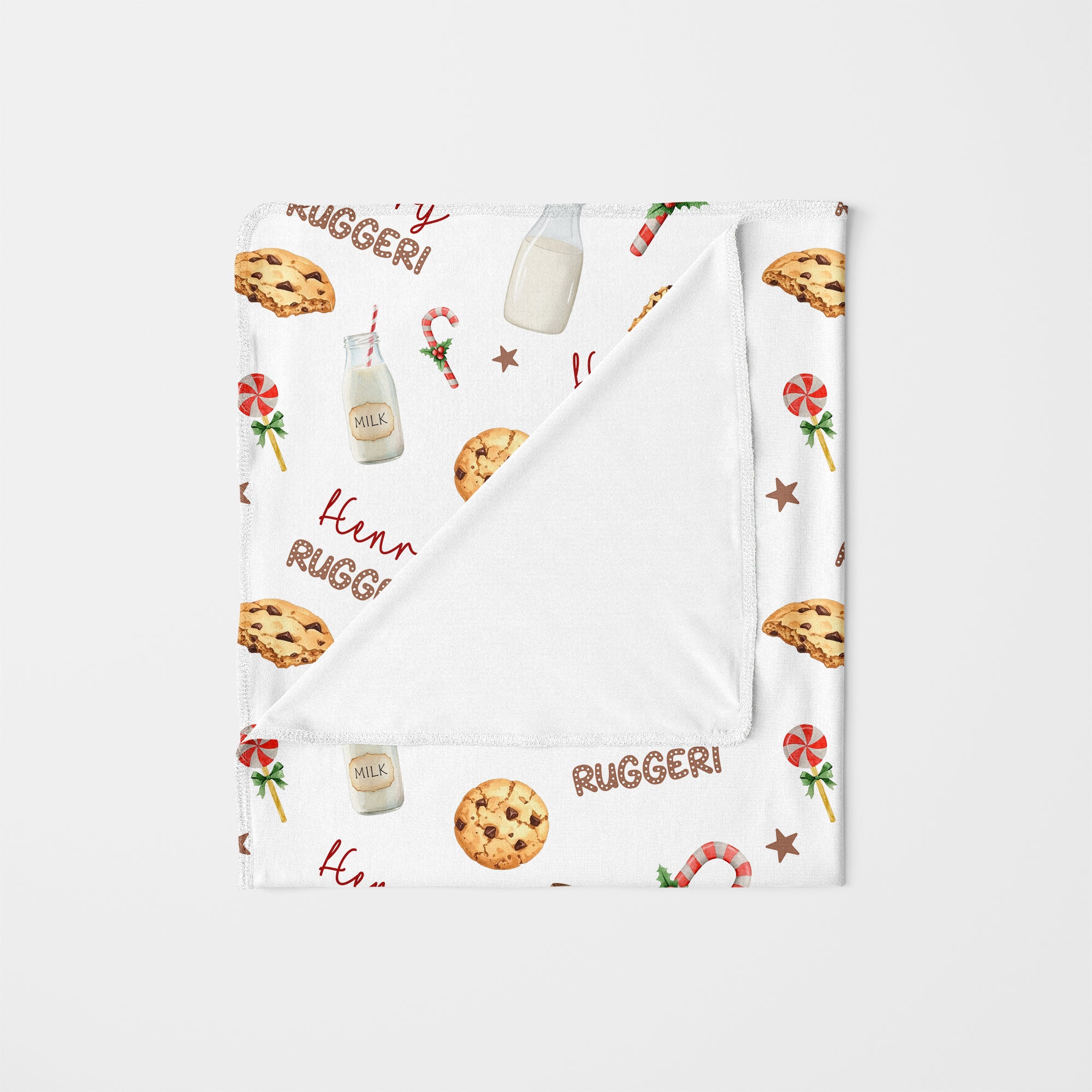 Personalized Swaddle in Sweet Cookie