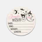 Birth Stats Sign in Boo Babes