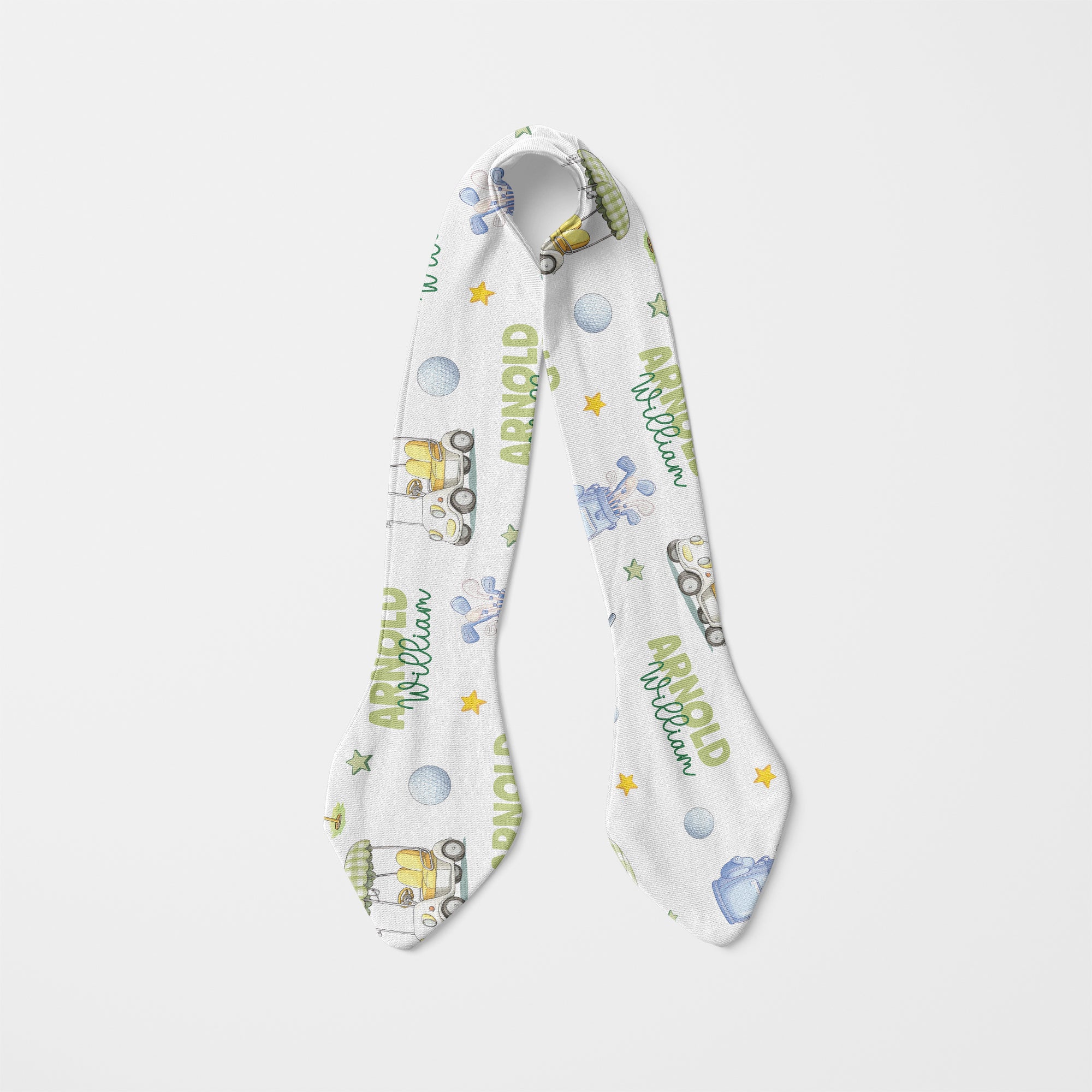 Personalized Knotted Headband in Country Club Cuties