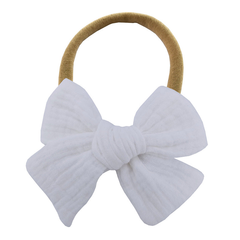Tiny Bow in White