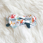 Personalized Bow Headband in Ocean Animals