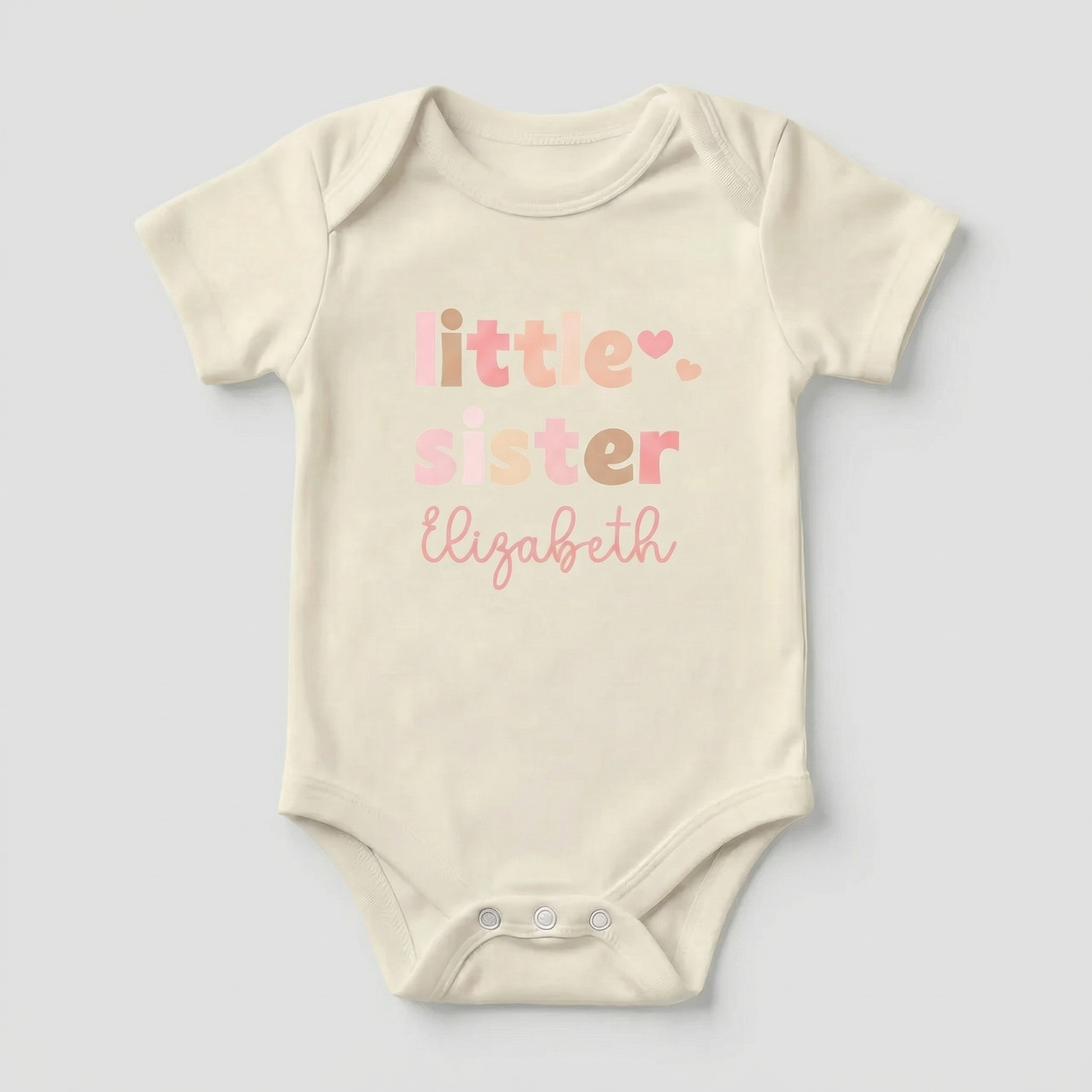 Personalized Graphic Bodysuit in Little Sister