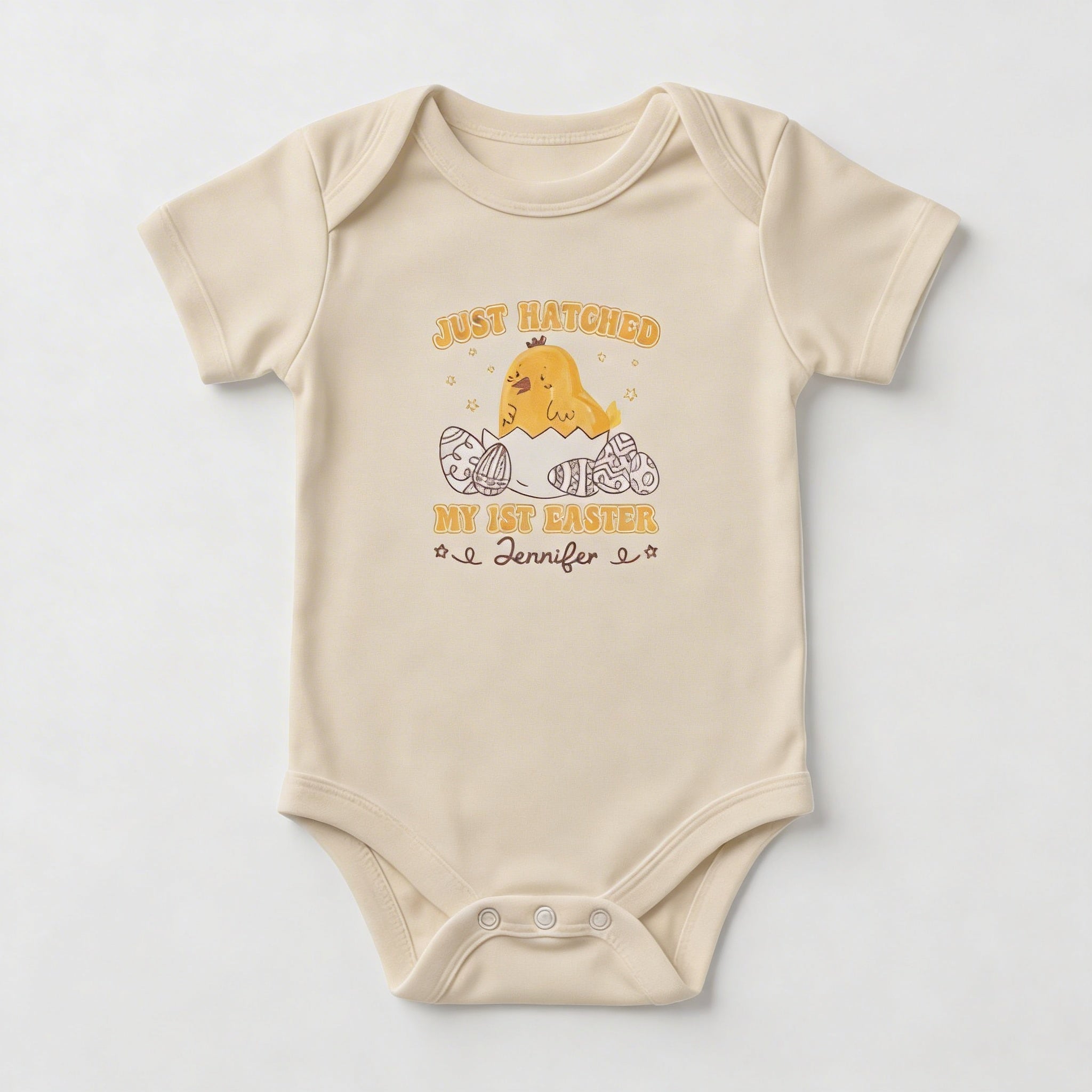 Personalized Graphic Bodysuit in 1st Easter