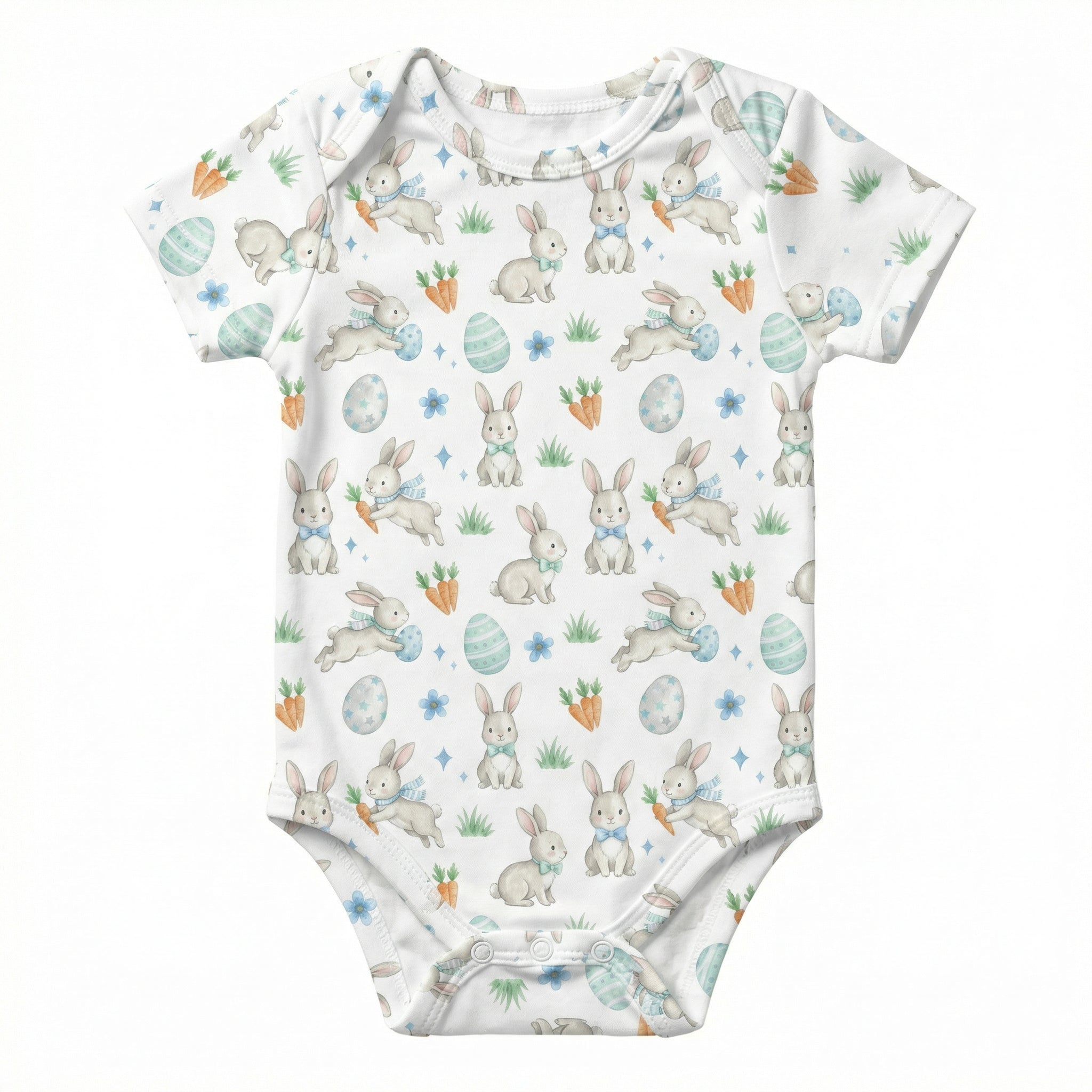 Bodysuit in Blue Easter Eggs