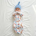 Personalized Sleep Gown in Blue Sweet Heart