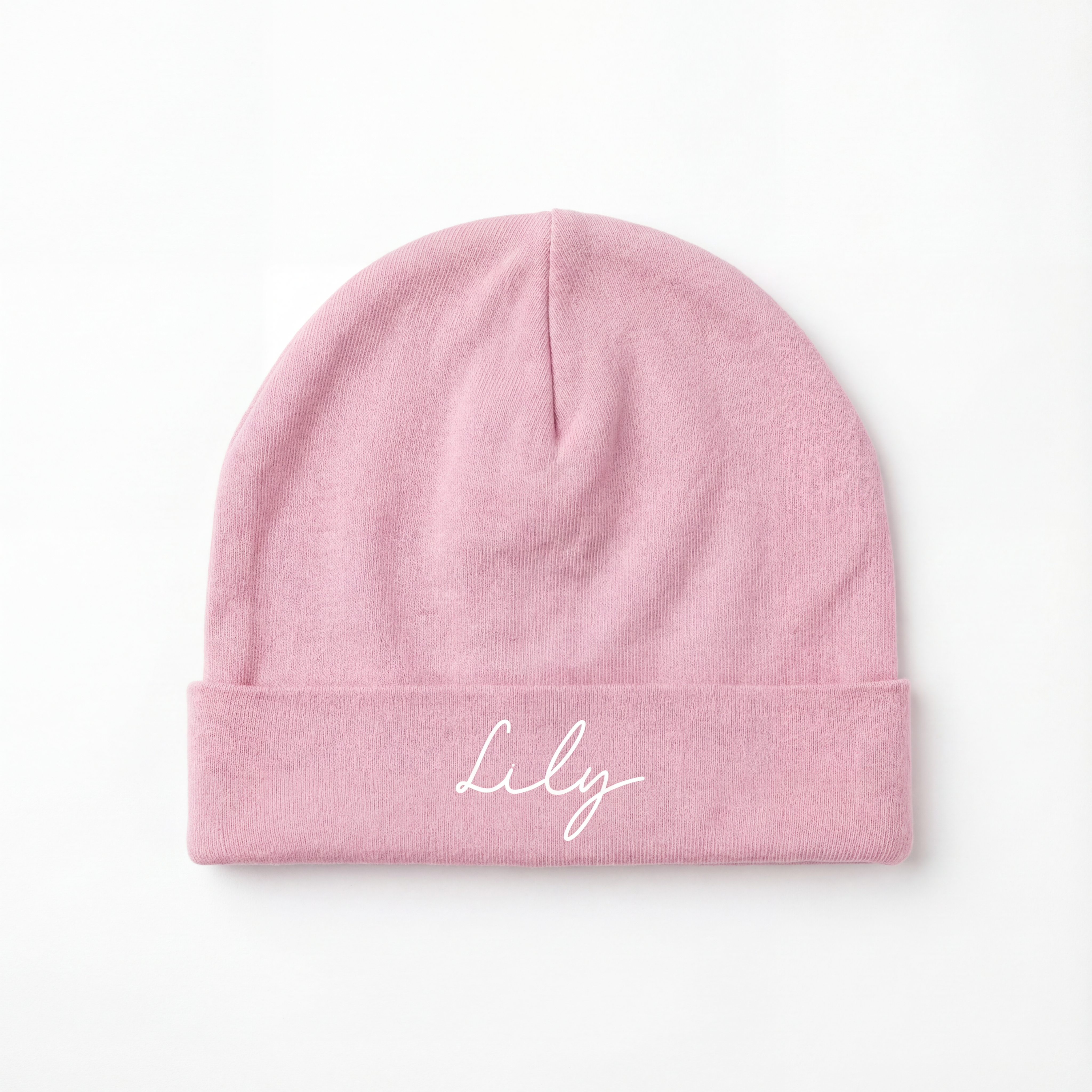 Personalized Beanie in Blush