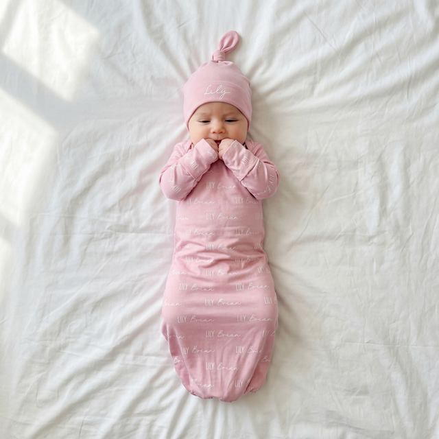 Personalized Sleep Gown in Blush