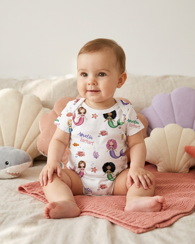 Personalized Bodysuit in Little Mermaid