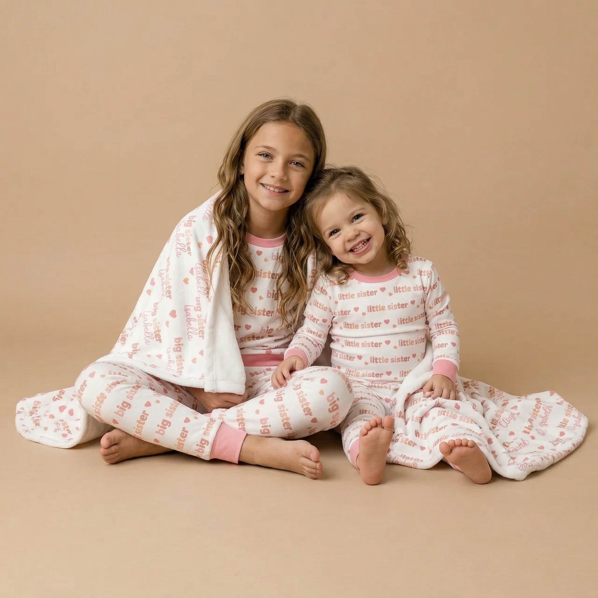 Personalized Blanket in Little Sister