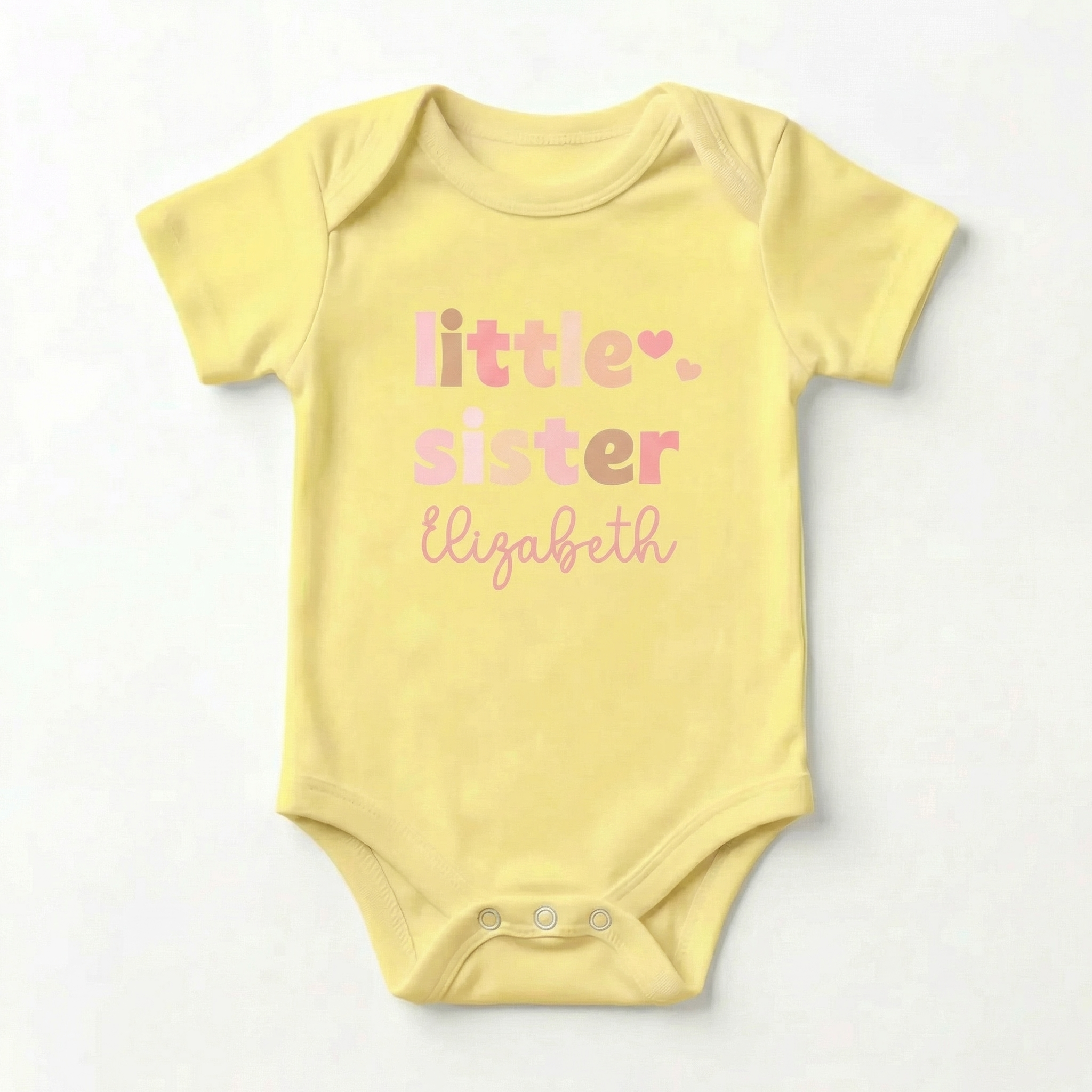 Personalized Graphic Bodysuit in Little Sister