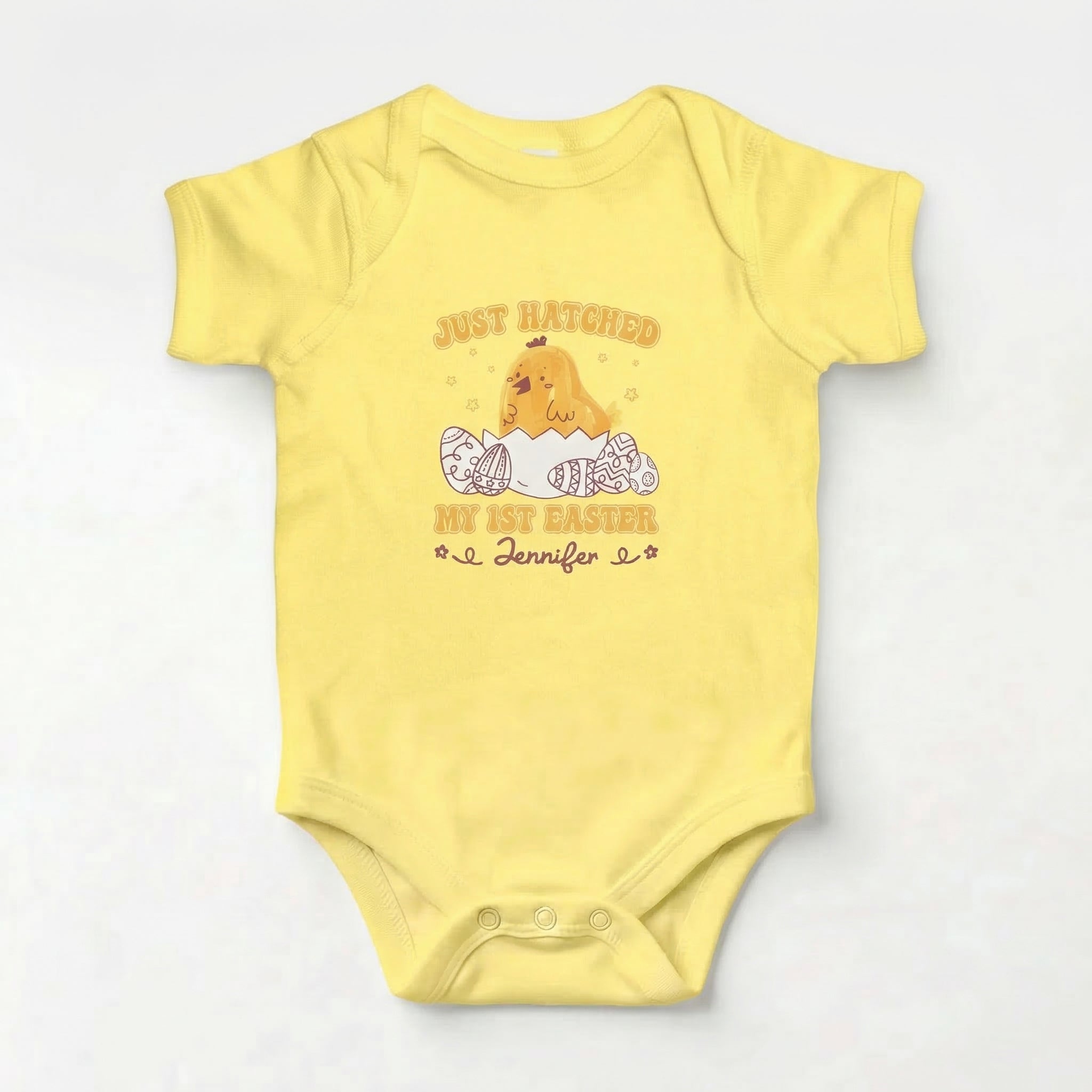Personalized Graphic Bodysuit in 1st Easter