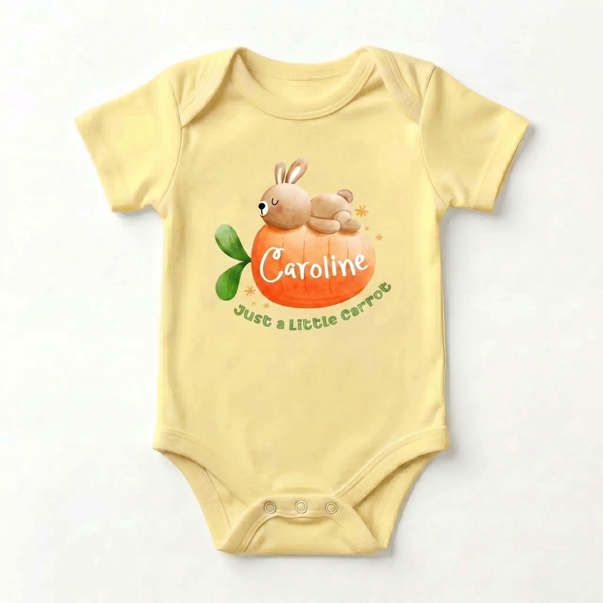 Personalized Graphic Bodysuit in Carrot