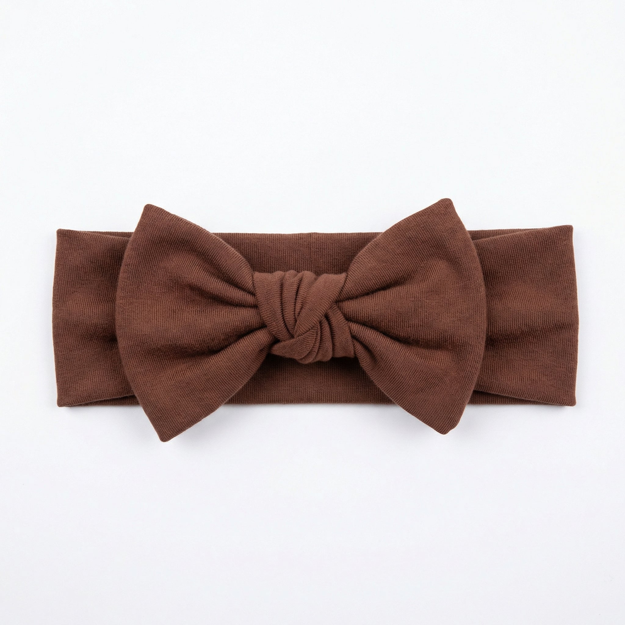 Personalized Bow Headband in Choco