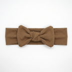 Personalized Bow Headband in Clay
