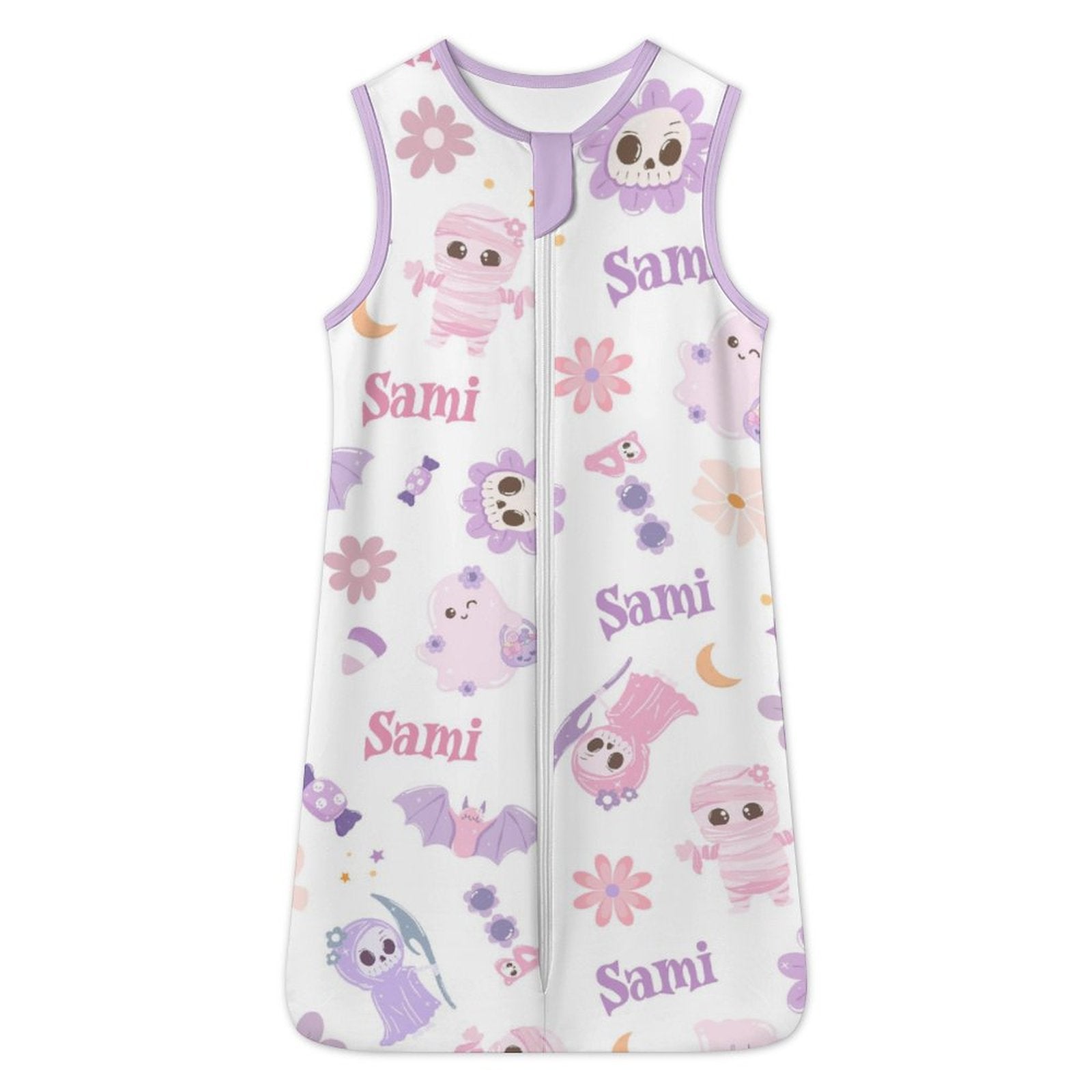 Personalized Sleep Bag in Blush Boo