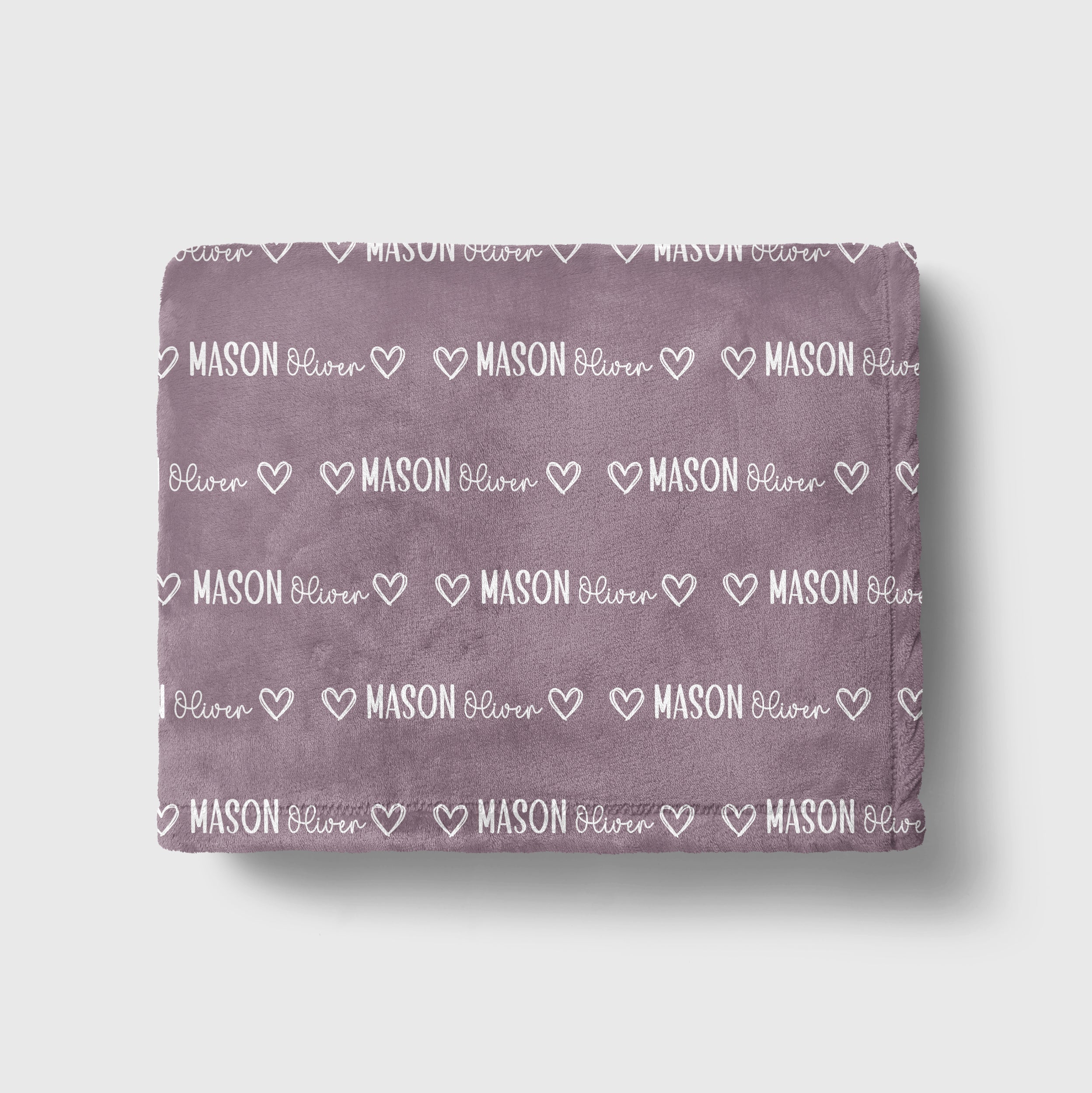 Personalized Blanket in Mono Name