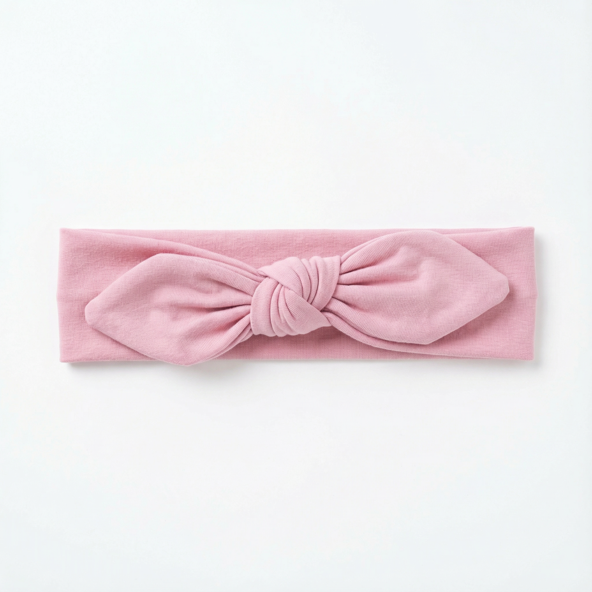 Personalized Knotted Headband in Dusty Rose