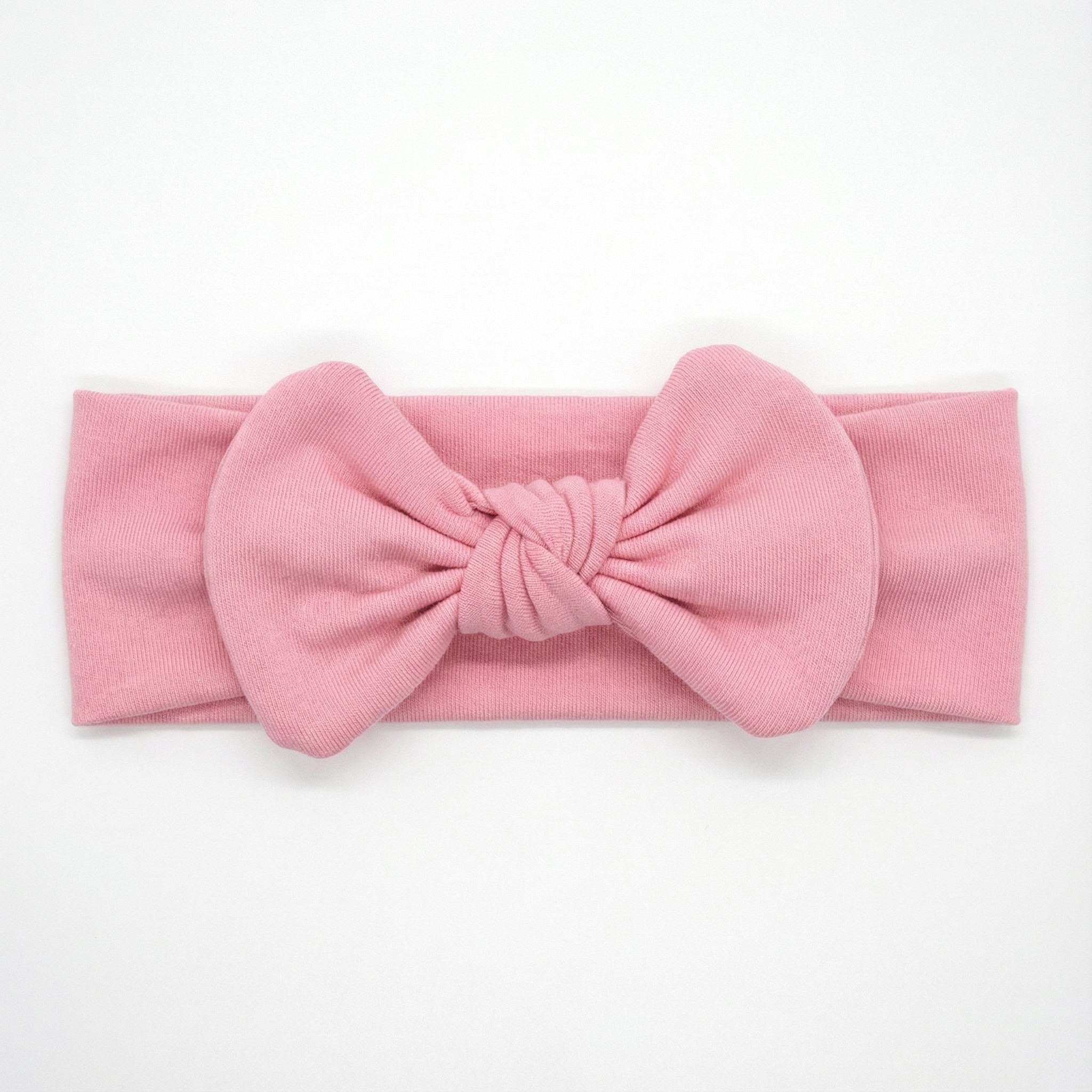 Personalized Bow Headband in Dusty Rose