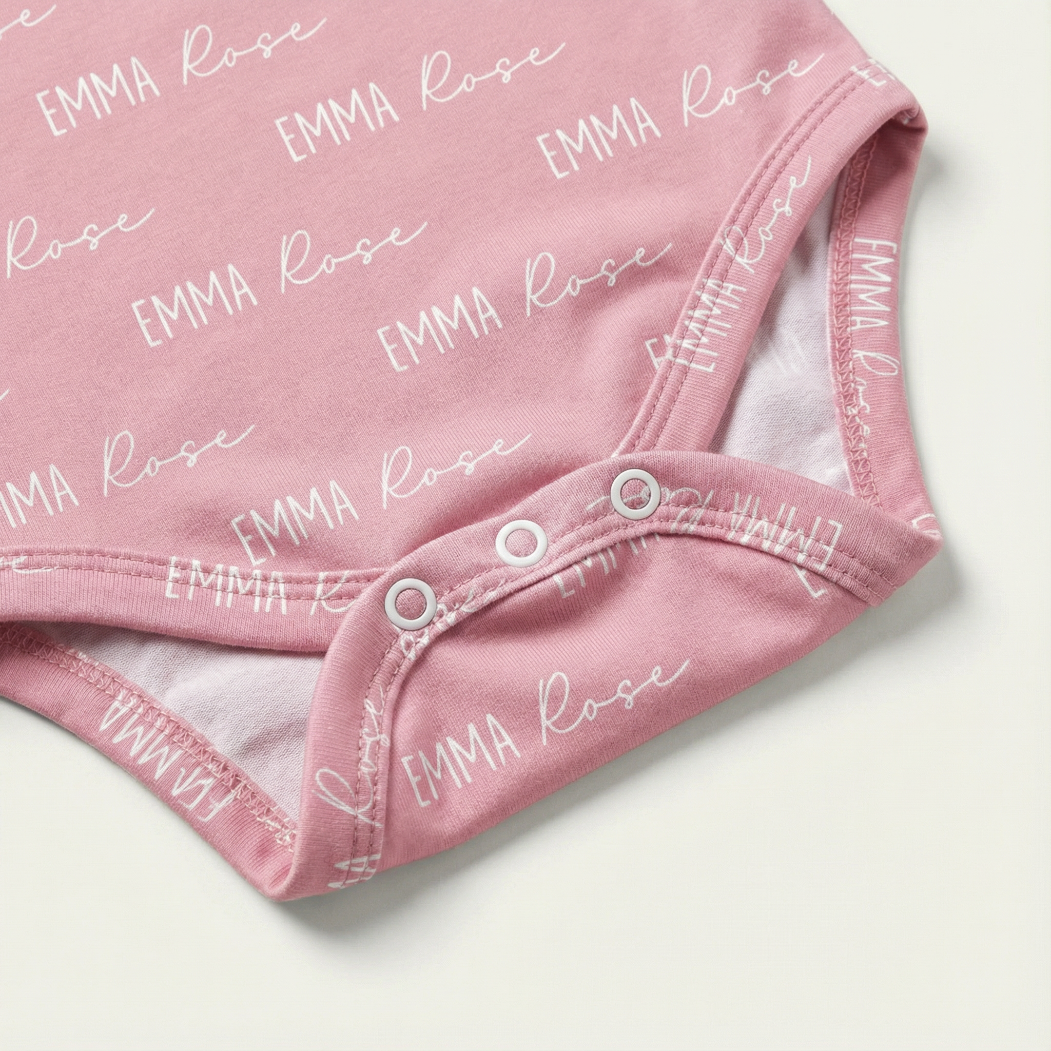 Personalized Bodysuit Font Duo in Dusty Rose