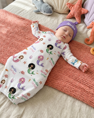 Personalized Sleep Gown in Little Mermaid