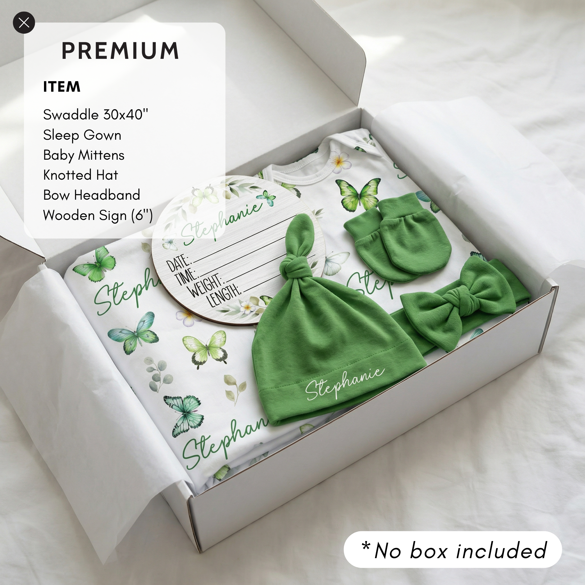 The Ultimate Gift Set in Green Butterfly