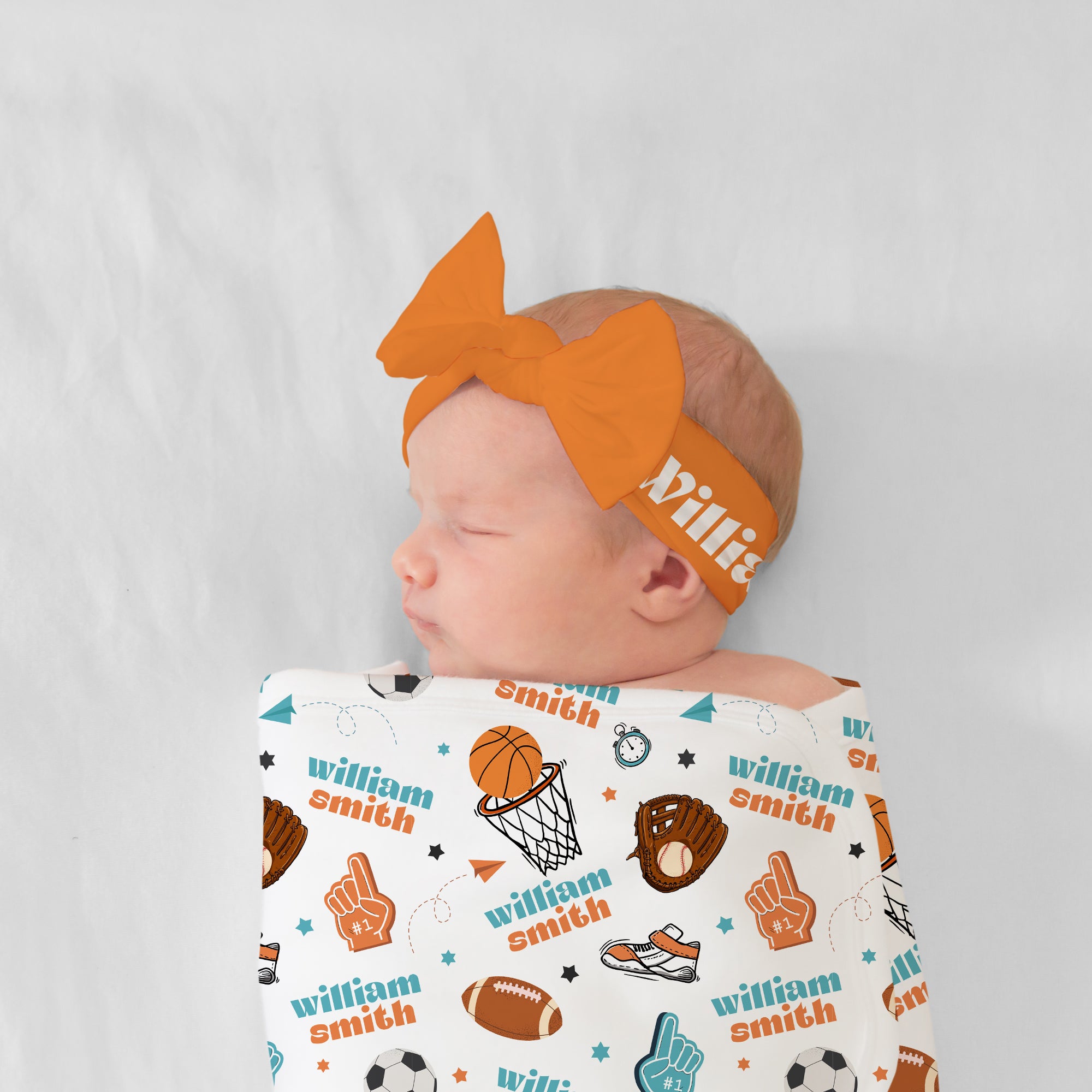 Personalized Blanket in Half Time