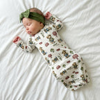 Personalized Sleep Gown in Bear Fishing