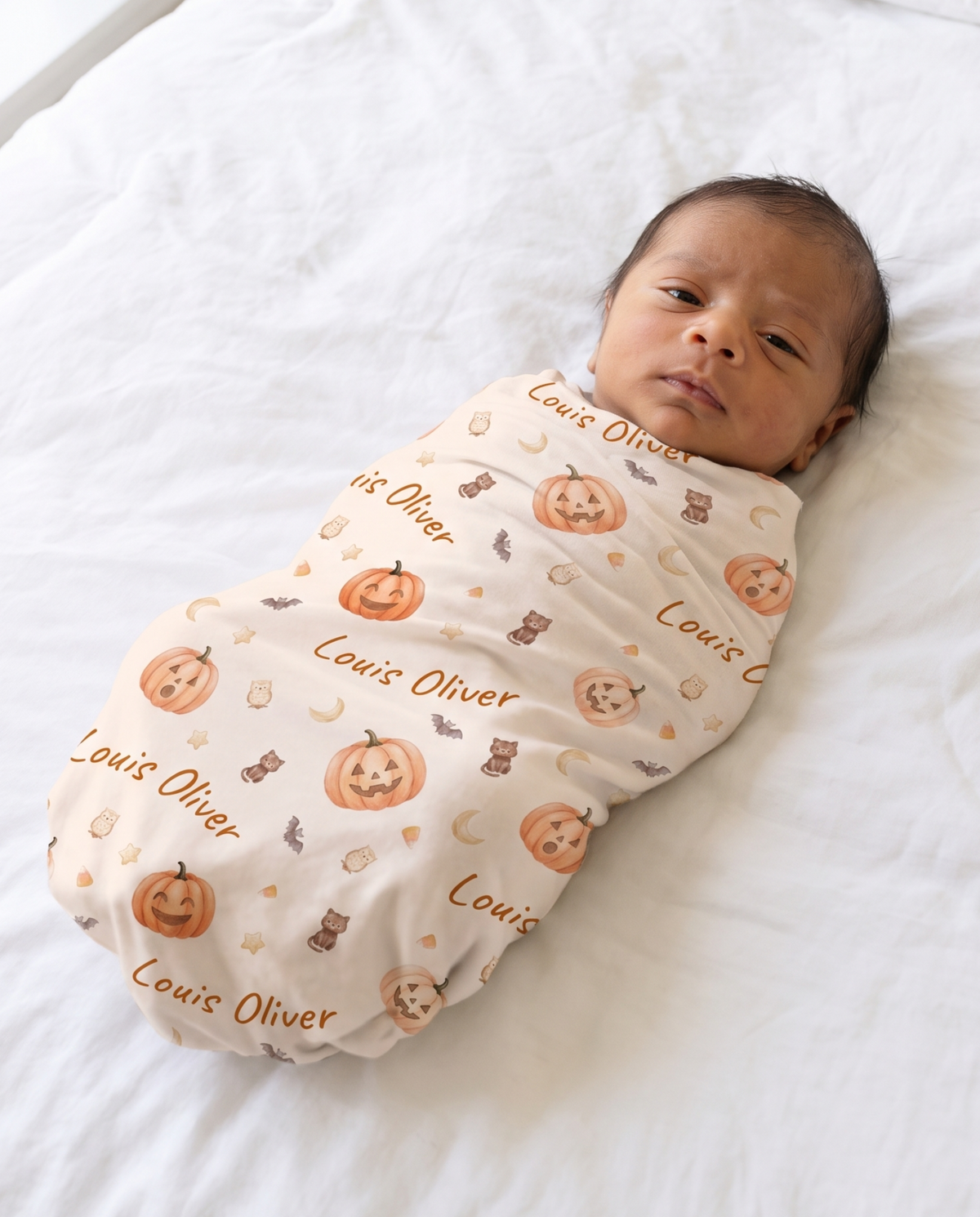 Personalized Swaddle in Golden Jack
