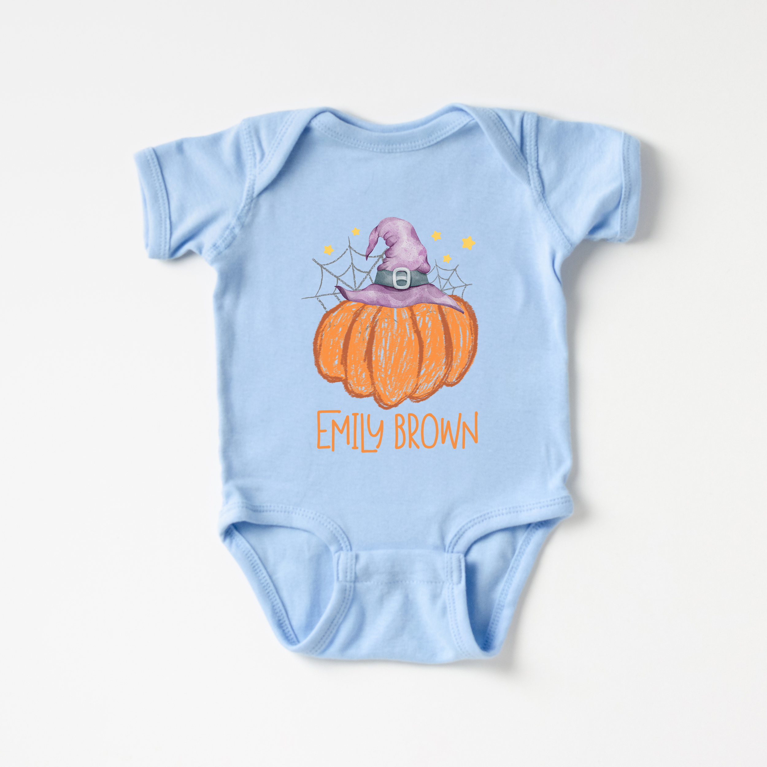 Personalized Graphic Bodysuit in Little Pumpkin