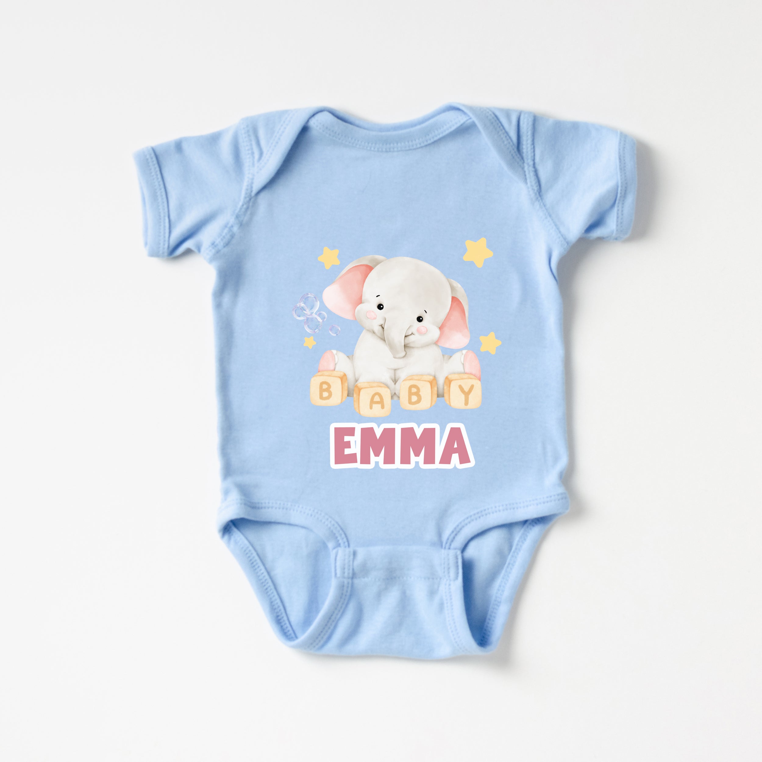 Personalized Graphic Bodysuit in Pink Milk Drunk