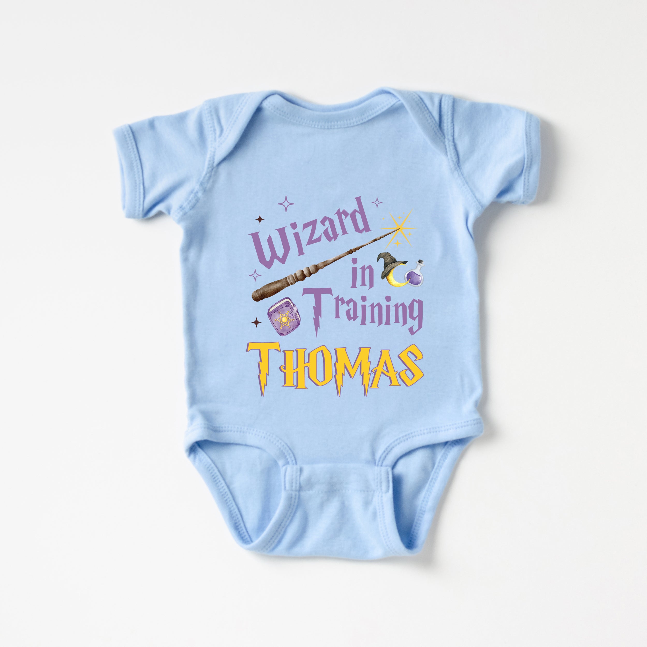 Personalized Graphic Bodysuit in Wizard School