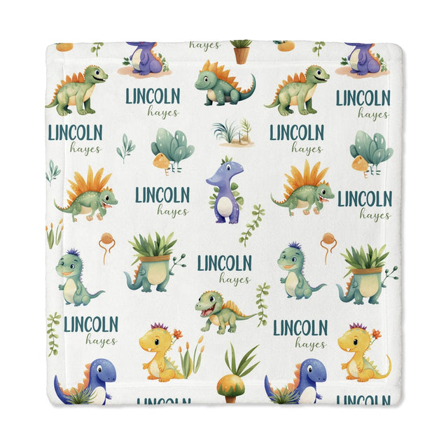 Personalized Mini Lovey in Dinosaur Boy