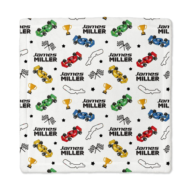Personalized Mini Lovey in Pit Crew
