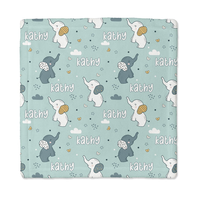 Personalized Mini Lovey in Elephant