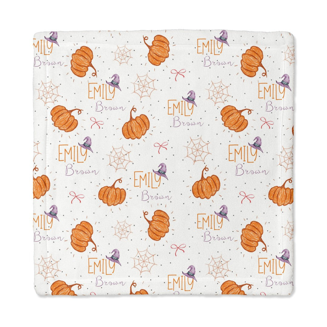 Little Pumpkin Personalized Lovey Blanket