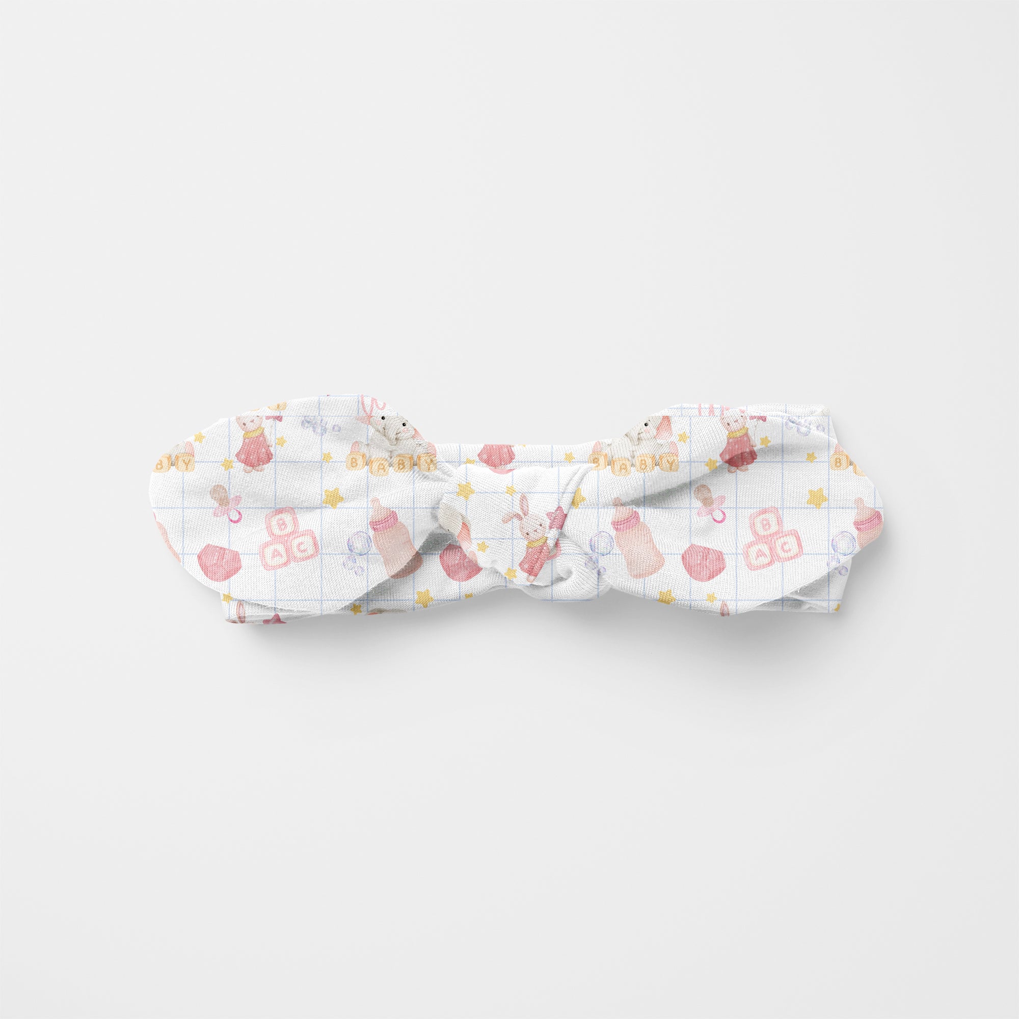 Pink Milk Drunk Personalized Knotted Headband
