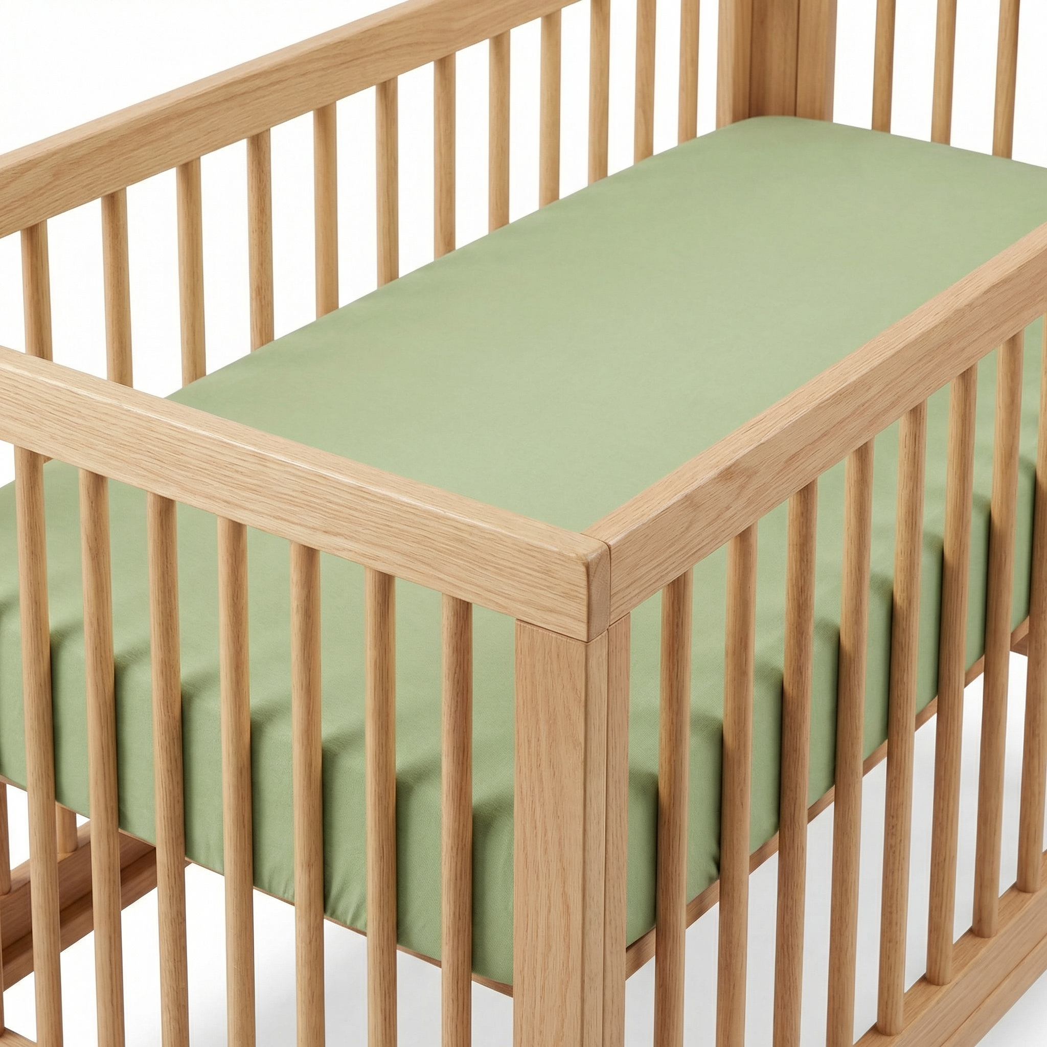 Crib Sheet in Mint Sage