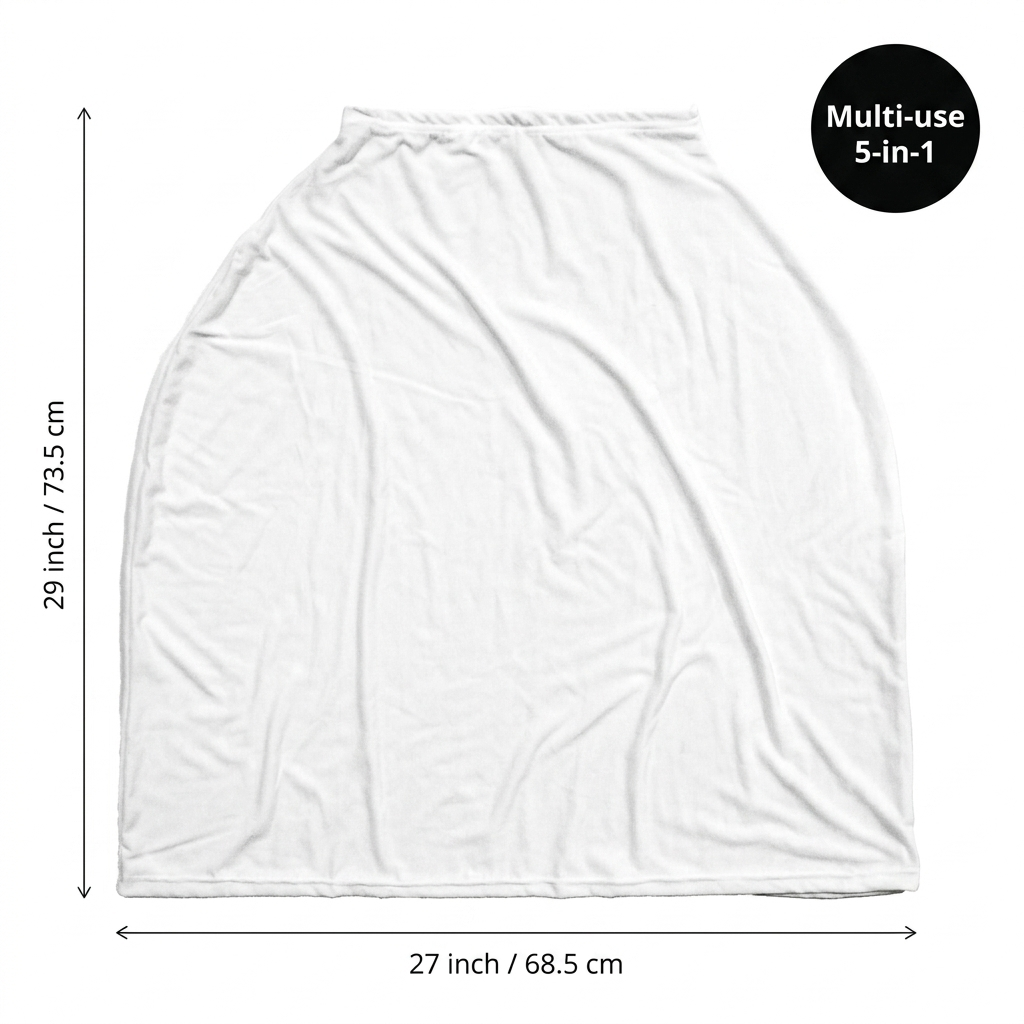 5-in-1 Nursing Cover in Lamb