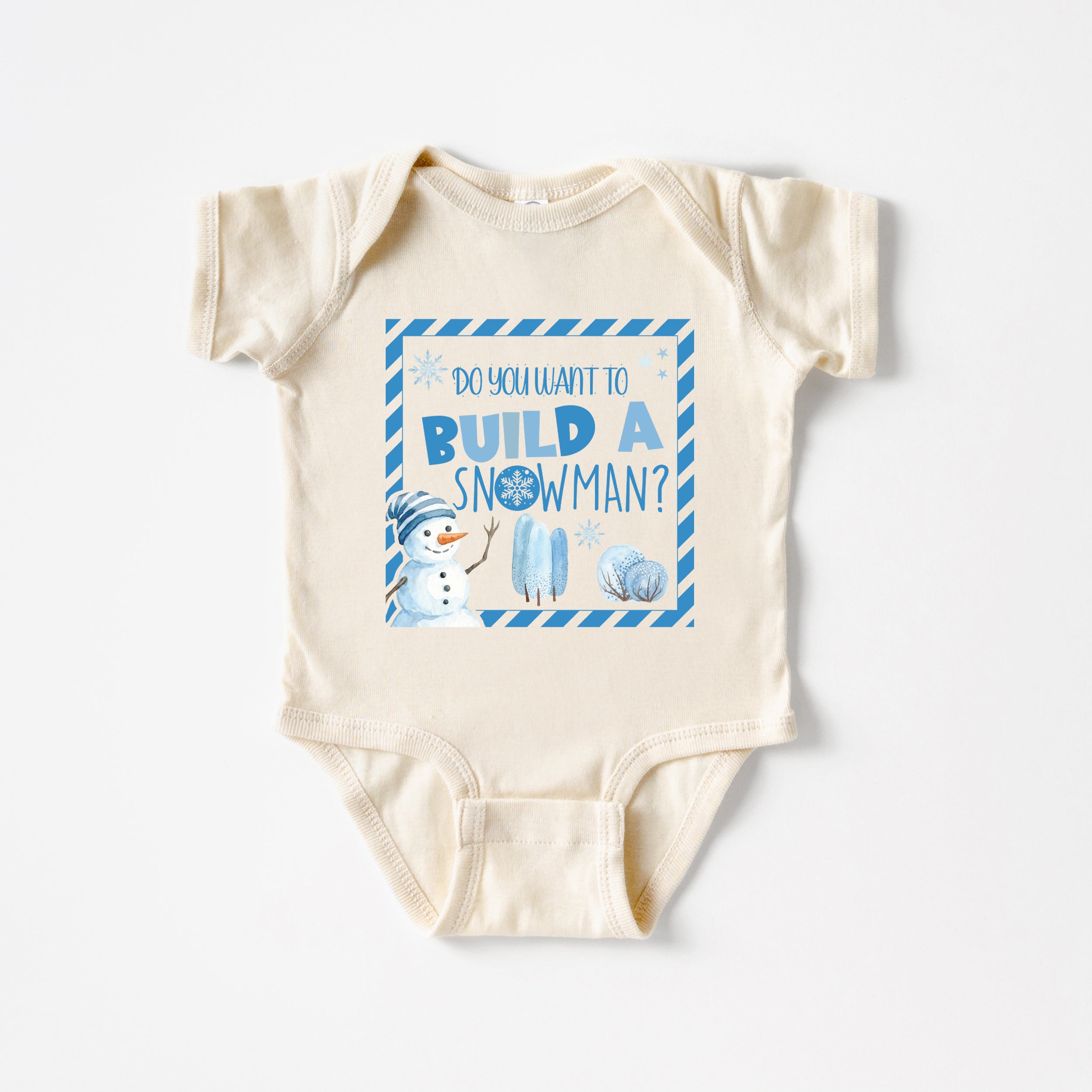 Snowman Personalized Bodysuit