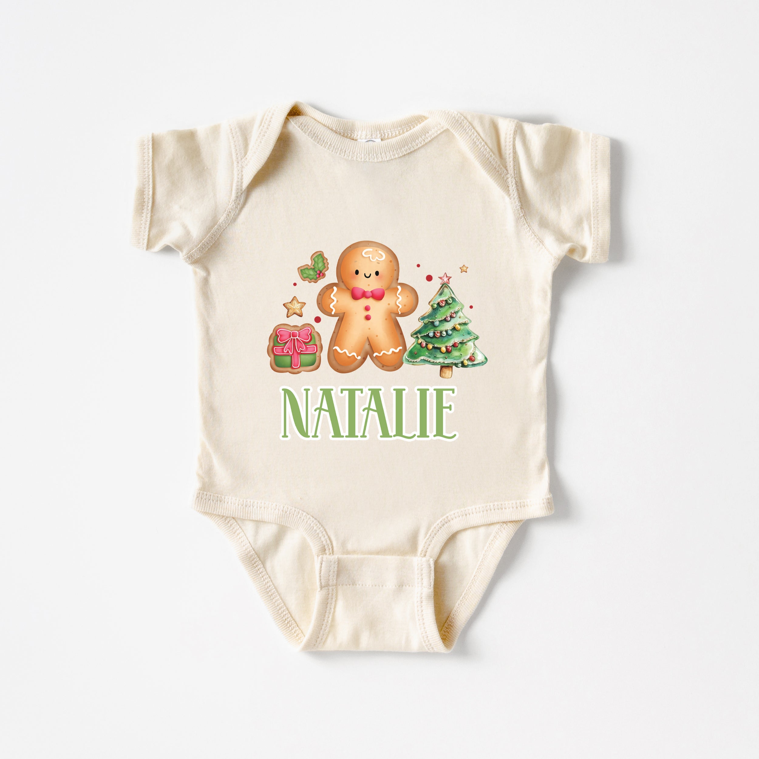 Gingerbread Personalized Graphic Bodysuit
