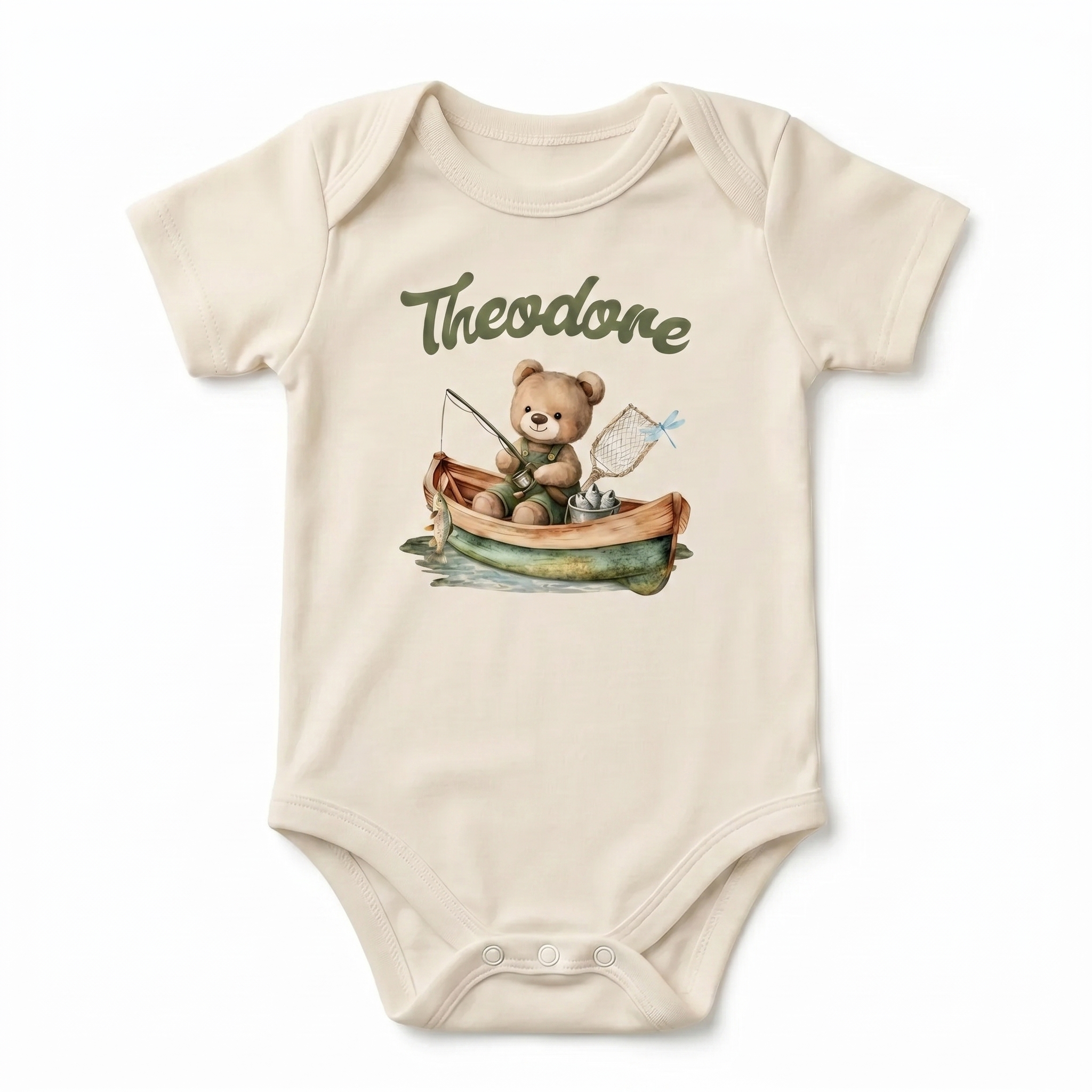 Personalized Graphic Bodysuit in Fishing Buddy
