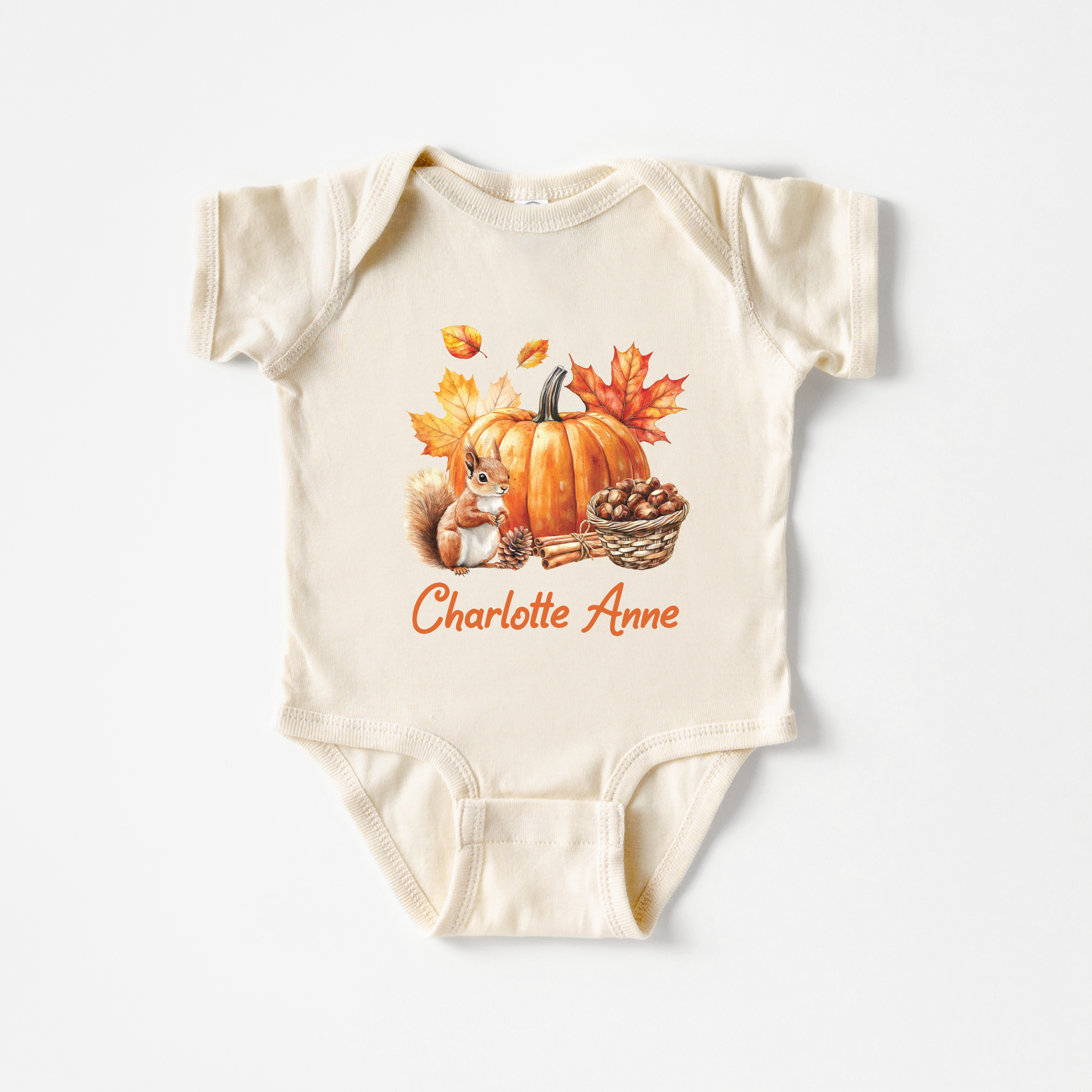 Fall Cottage Personalized Graphic Bodysuit