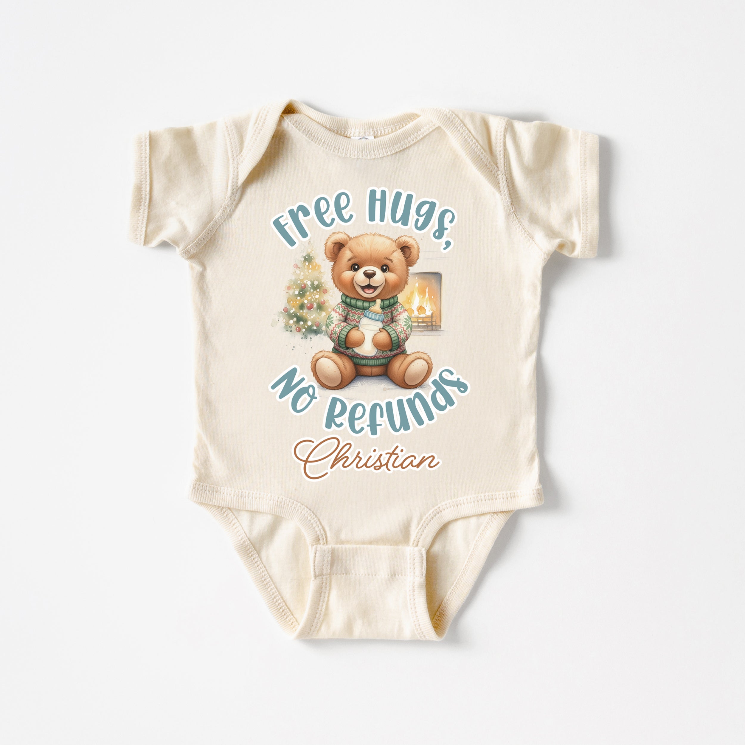Cozy Bear Personalized Bodysuit