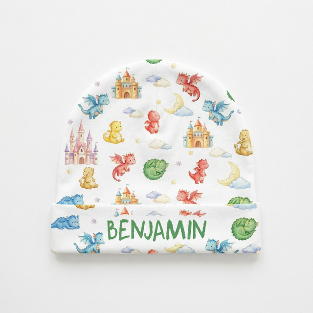 Personalized Beanie in Dragon Kingdom